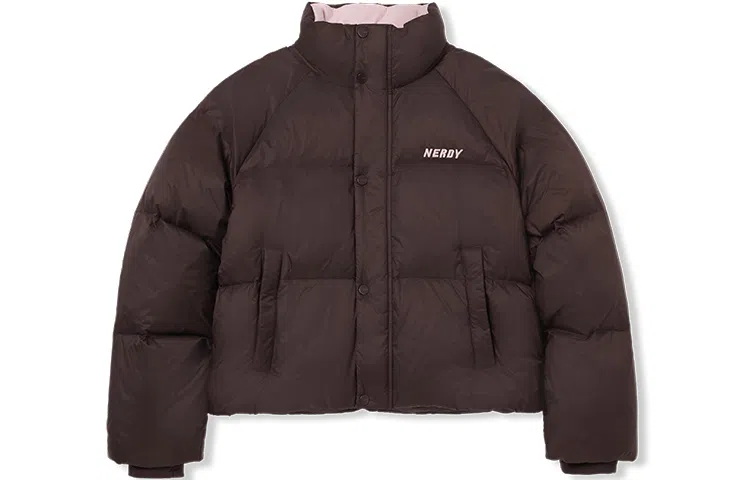 NERDY Down Jacket Brown