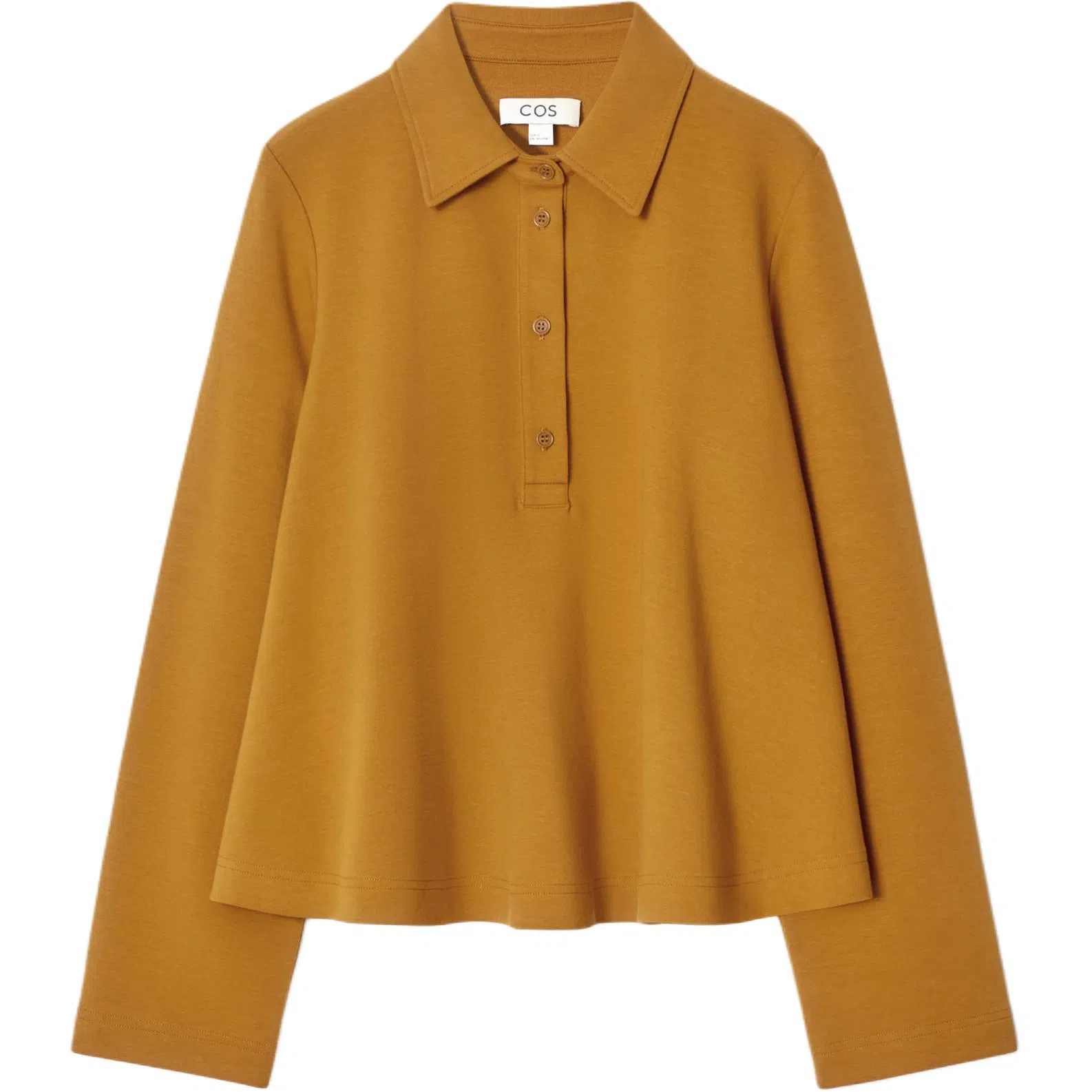 COS Polo Shirt Brown