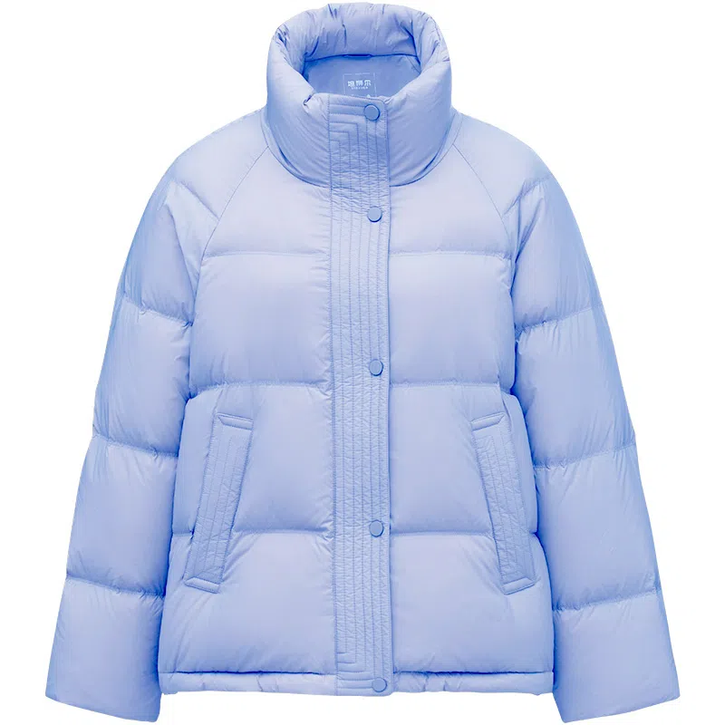 坦博尔 立领休闲宽松短款羽绒服 女款