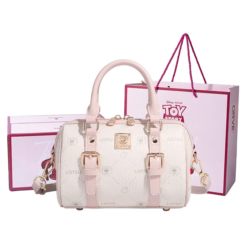 Disney Strawberry Bear Series Boston Bag