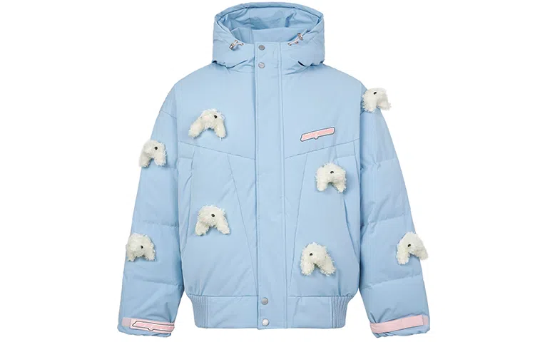 13 DEMARZO Shaking Light Plush Down Jacket