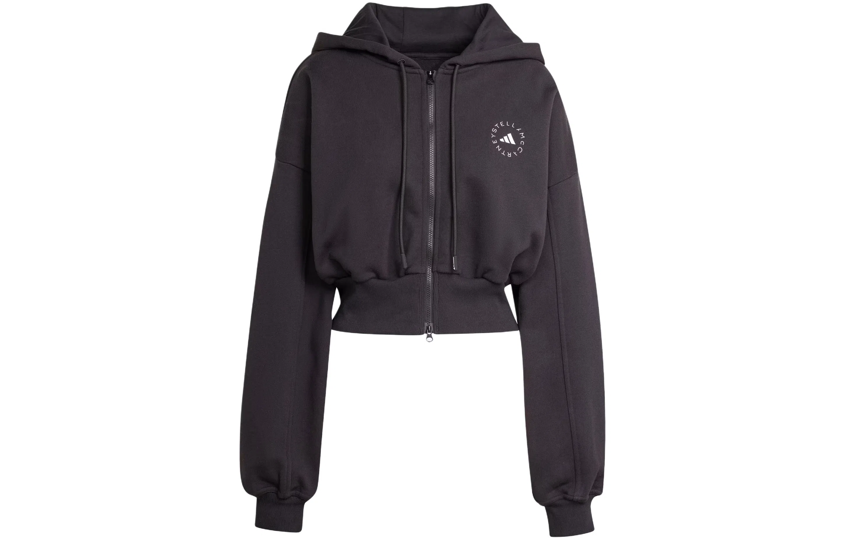 adidas x Stella McCartney Sportswear Cropped Hoodie Logo