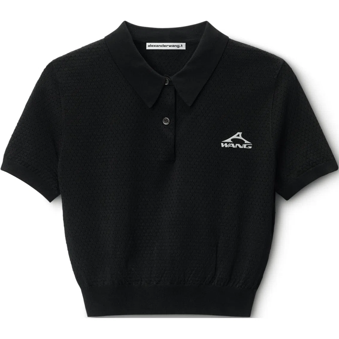 Alexander Wang Logo Polo Black