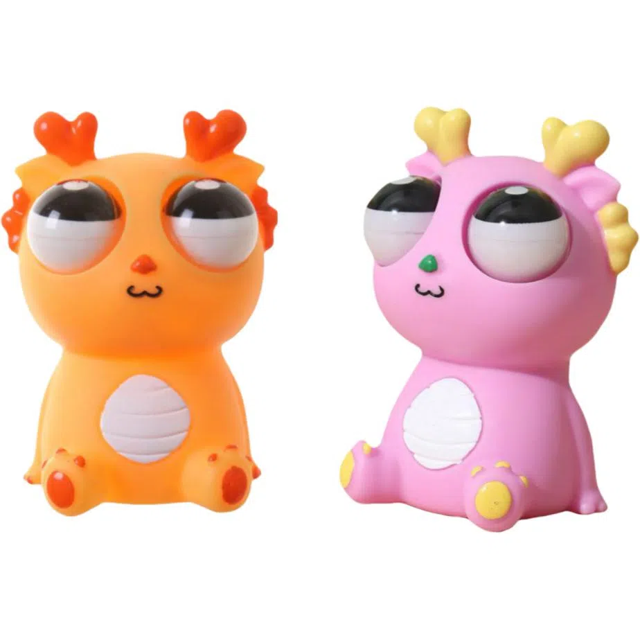 柔尔熊 爆眼龙捏捏乐 可爱卡通解压 玩具