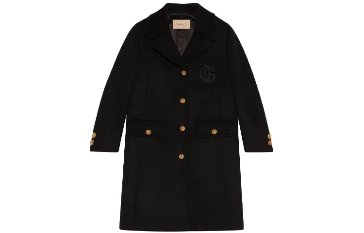 Gucci FW21 Wool Coat Black