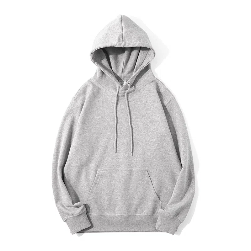 重磅基础 纯色连帽宽松舒适卫衣 女款