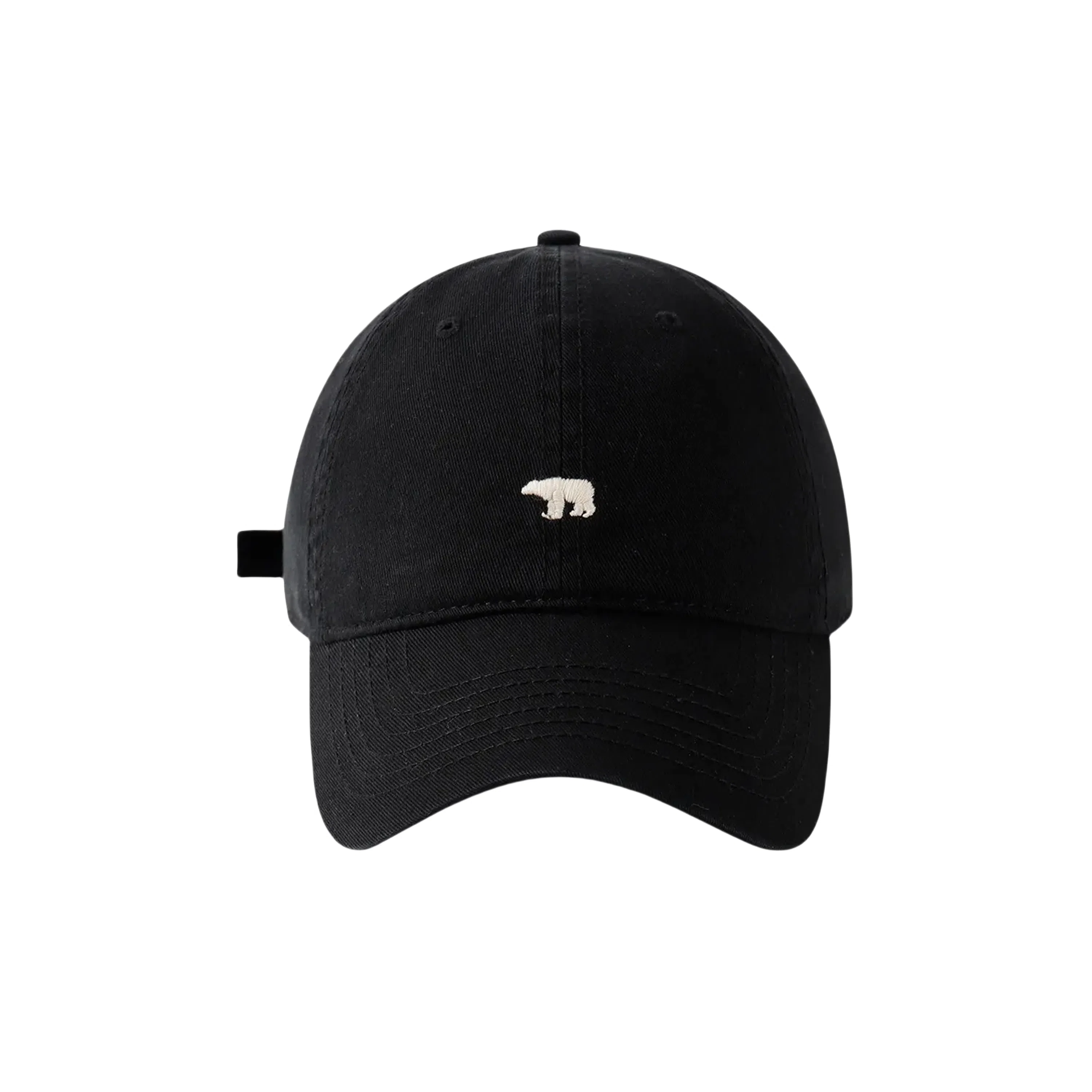 时尚韩系日系百搭大头围显脸小刺绣软顶大帽檐防晒透气户外遮阳帽 棉与聚酯纤维材质 鸭舌帽 男女同款情侣款