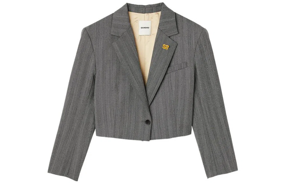 Sandro FW22 Blazer Grey