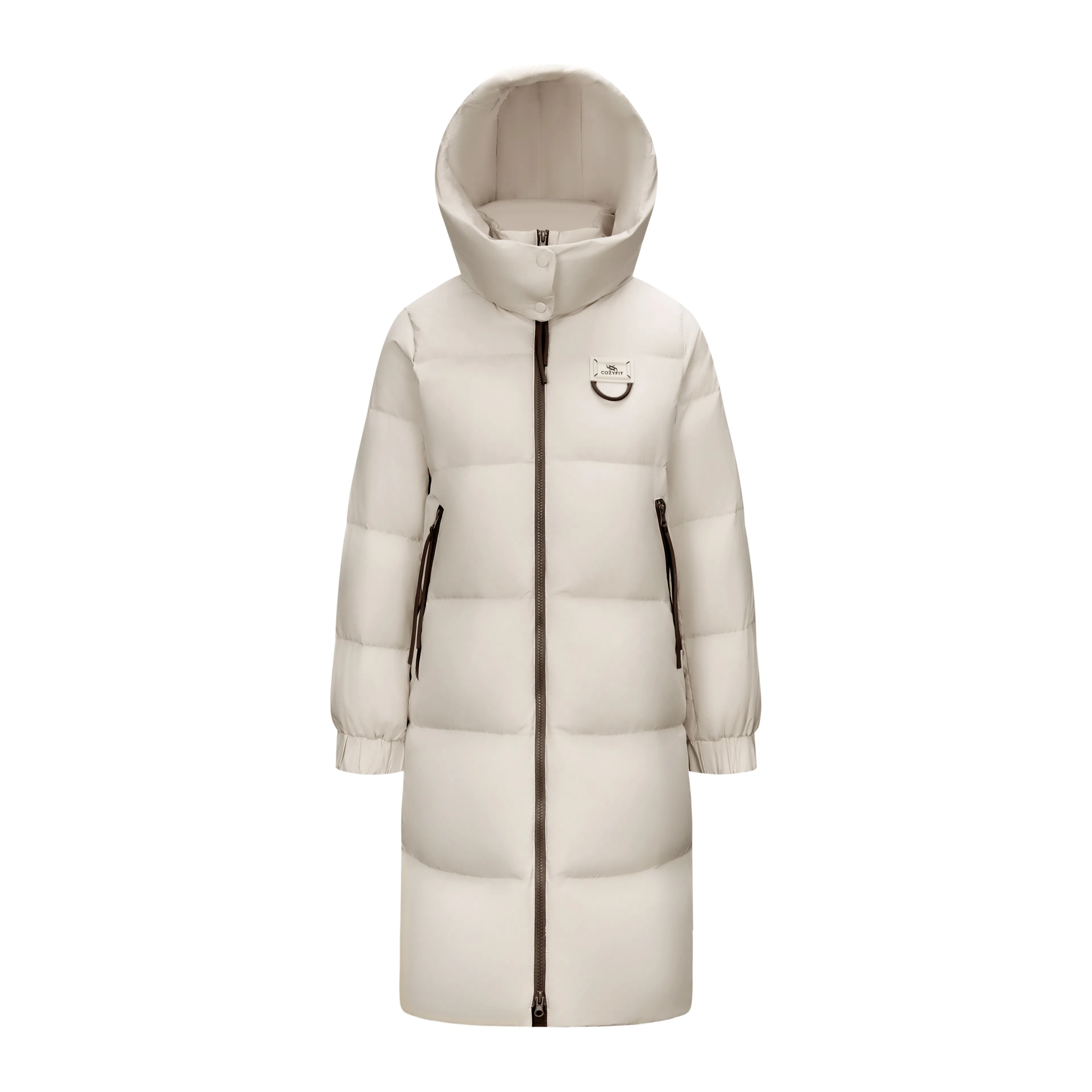 鸭鸭 时尚休闲保暖中长款羽绒服 女款