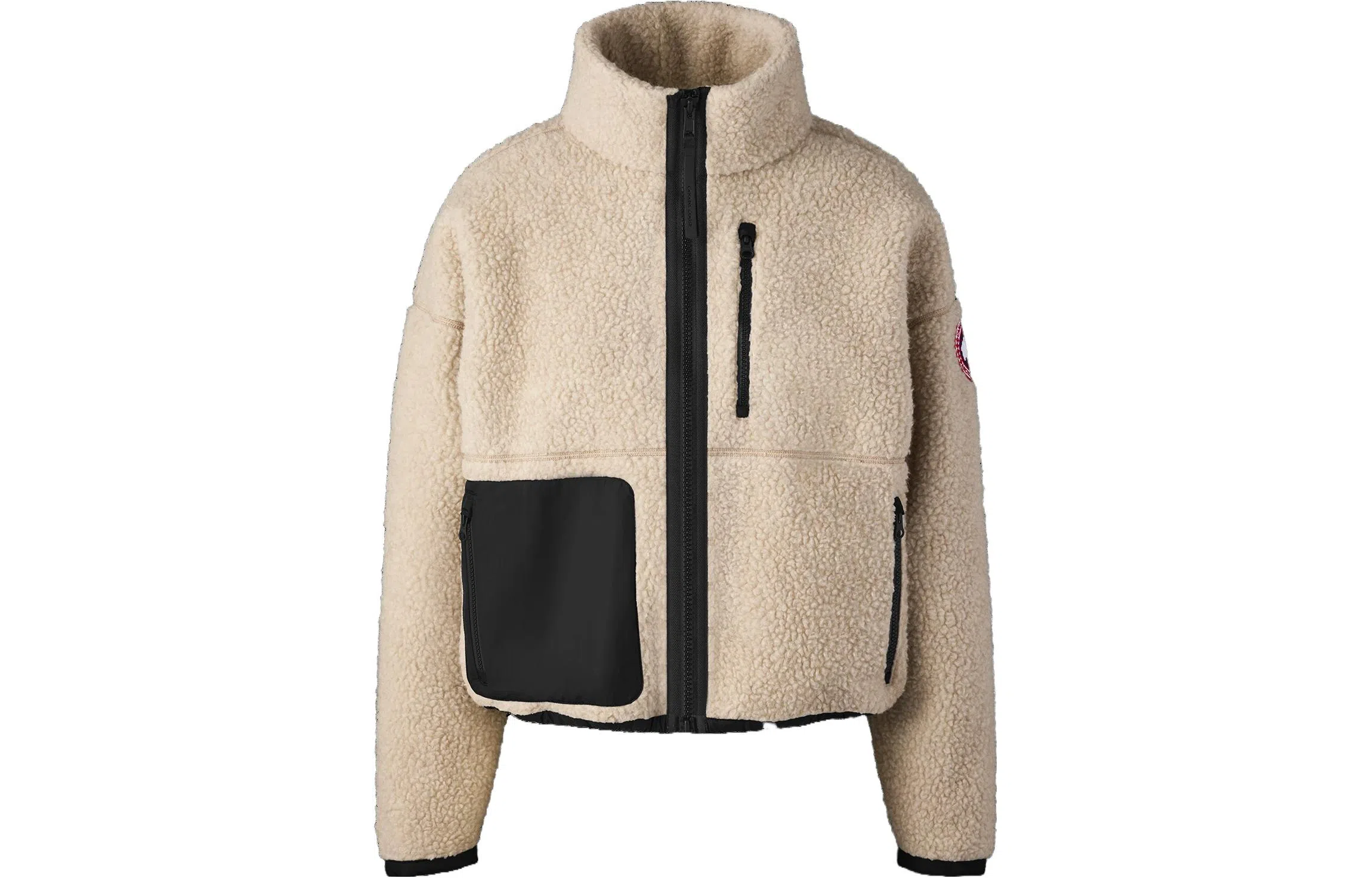 Canada Goose Simcoe Zip Up Sweater Kind High Pile Fleece Logo