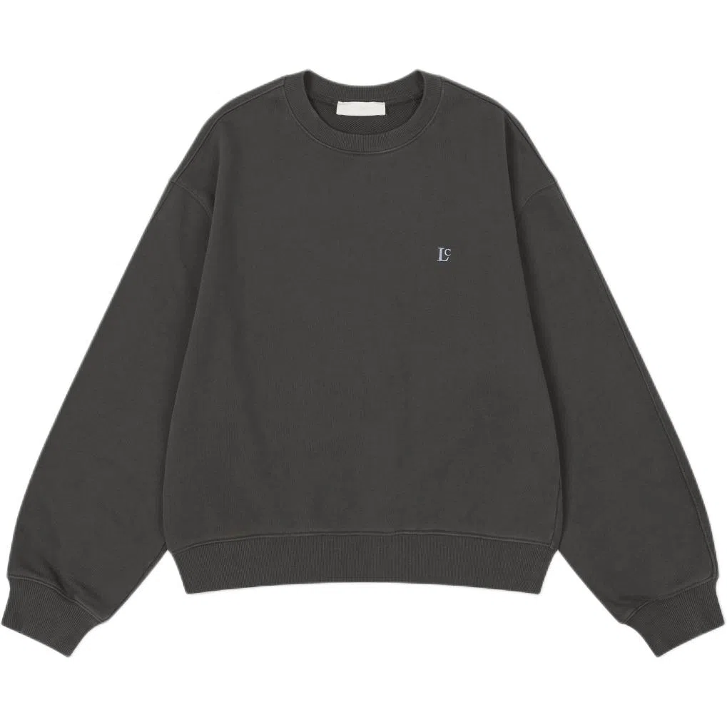 LOW CLASSIC Lc SOFT SWEATSHIRT CHARCOAL