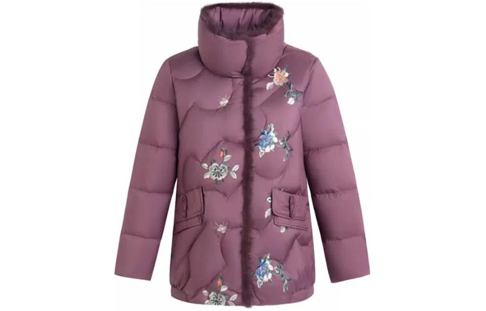 鸭鸭 时尚气质纯色羽绒服 女款