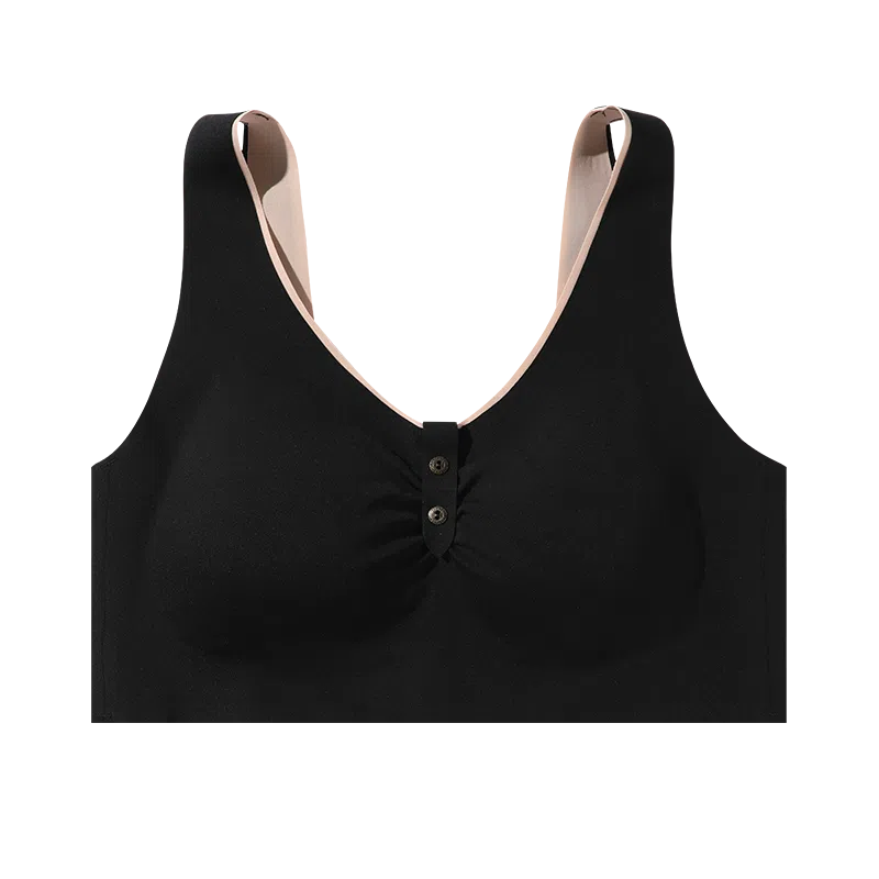 欧迪芬 冰丝轻薄透气聚拢有型上托收副乳一体式裸感杯垫无痕夏季文胸 女款