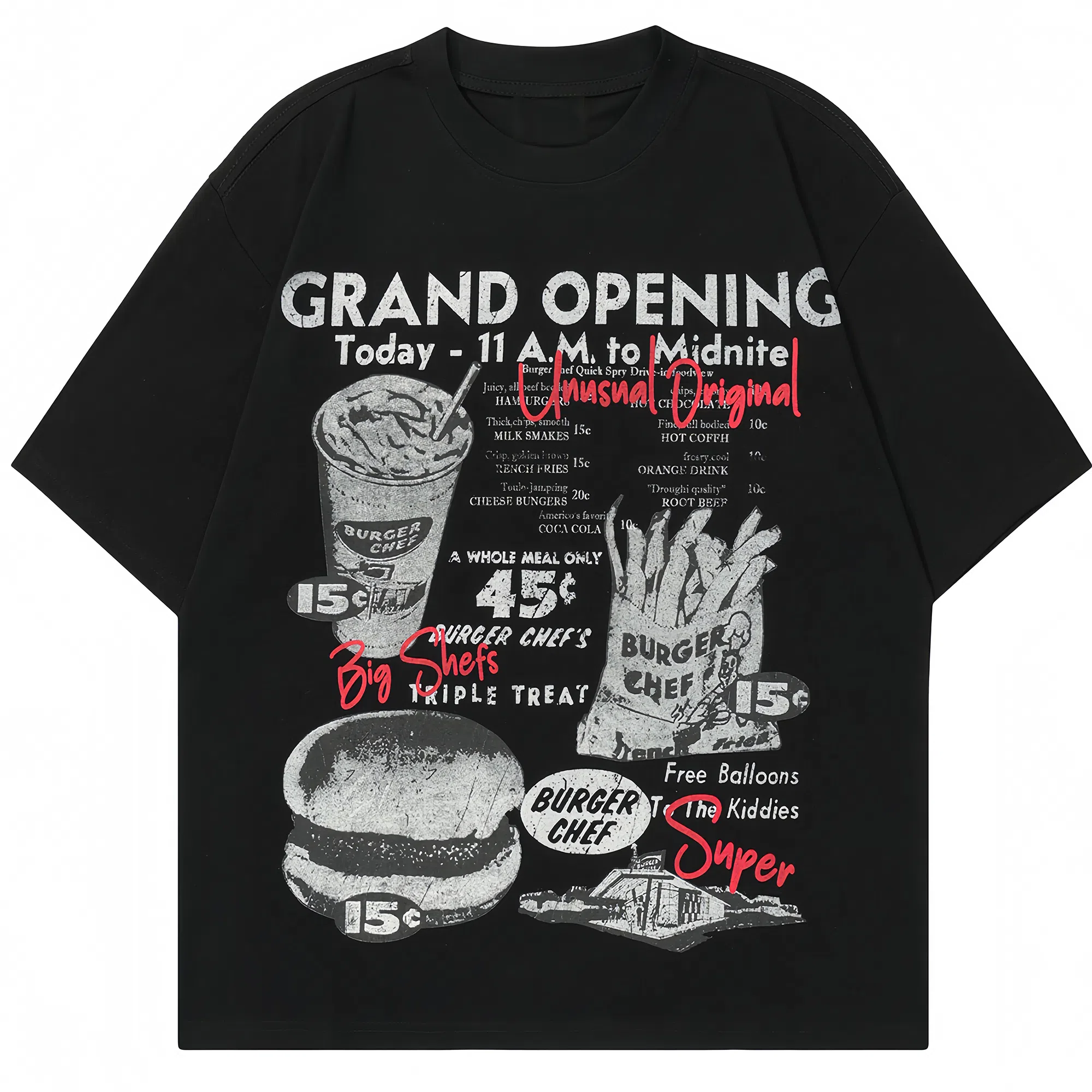 TH FABRICATE Vintage Print T-Shirt