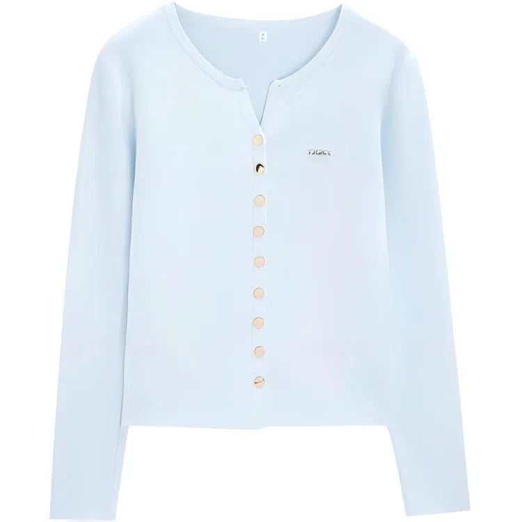 爱依服 圆领简约通勤针织衫 女款