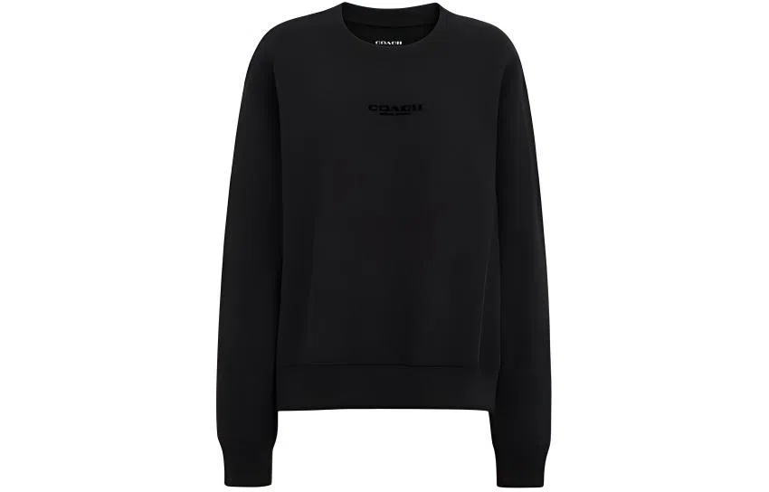 Coach SS24 Pullover Sweatshirt Black