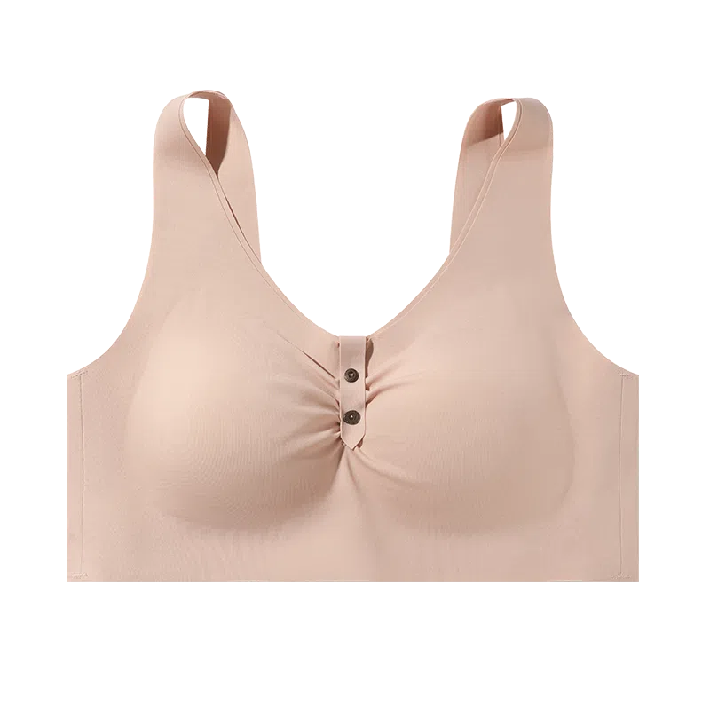 欧迪芬 冰丝轻薄透气聚拢有型上托收副乳一体式裸感杯垫无痕夏季文胸 女款