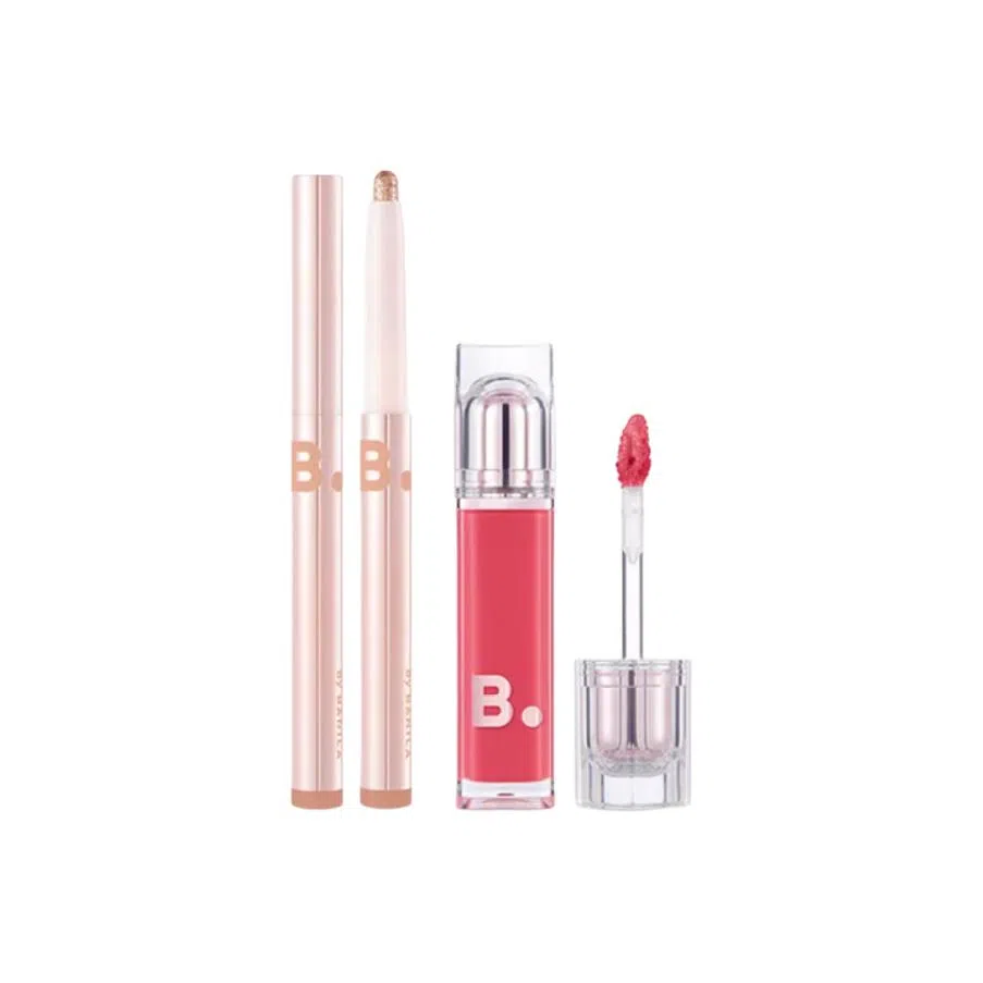 芭妮兰 露珠光泽唇彩彩妆套装 易上色持久