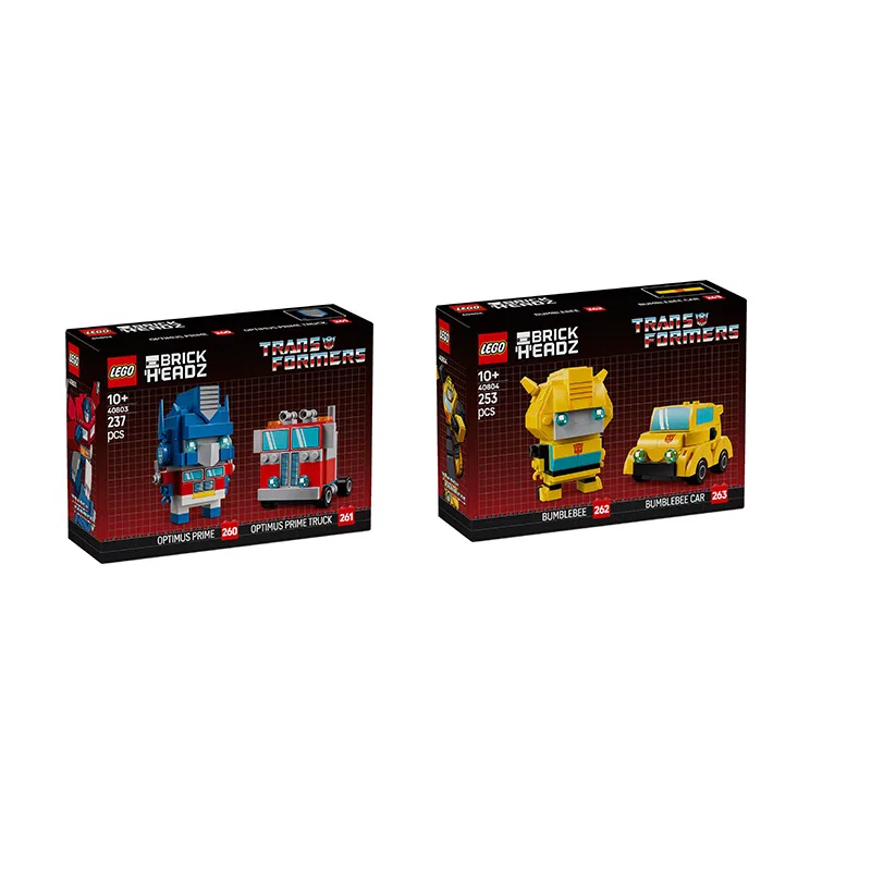 LEGO Transformers Optimus Prime Bumblebee 490pcs 40803+40804