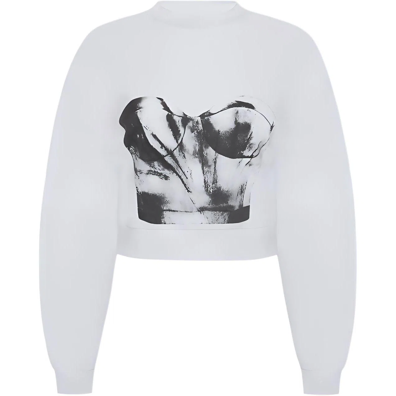 Alexander McQueen FW22 Bustier Sweatshirt