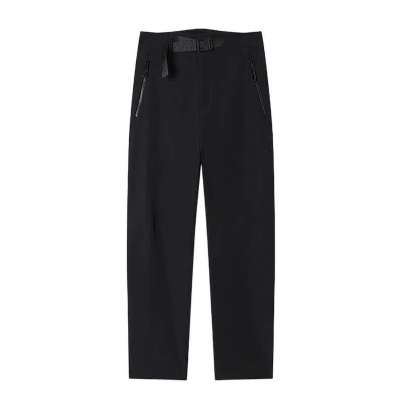 李生制造 城市轻户外弹力抗皱立体剪裁直筒多功能软壳休闲裤 男款