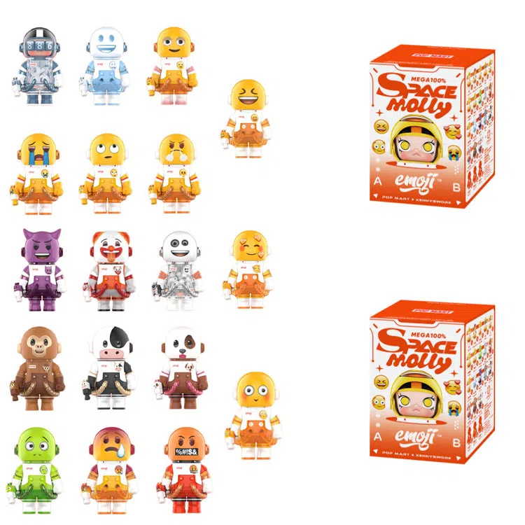 POP MART MEGA SPACE MOLLY emoji™ Series