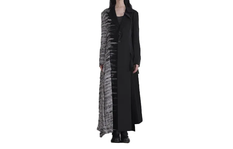 Yohji Yamamoto Long Coat Black