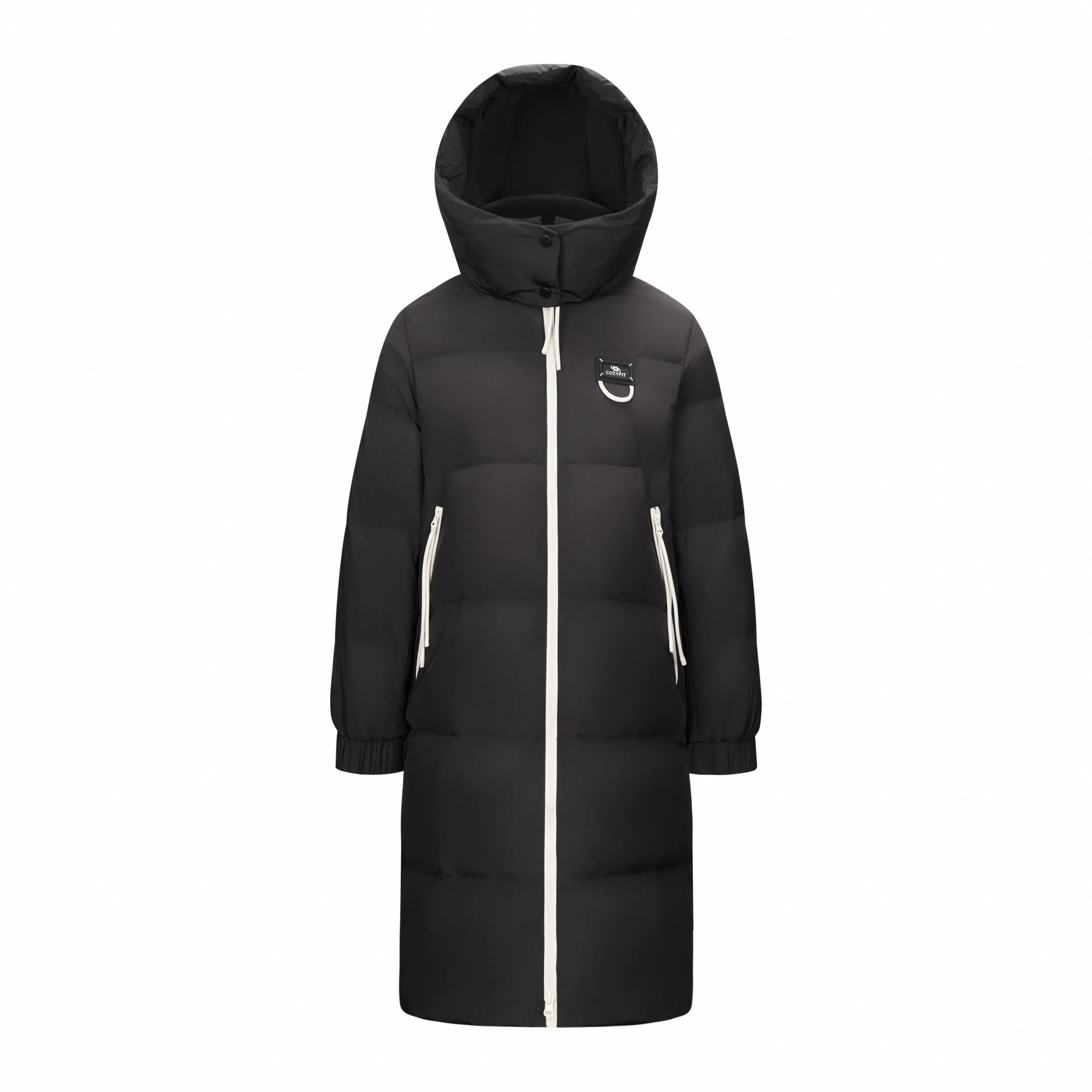 鸭鸭 时尚休闲保暖中长款羽绒服 女款