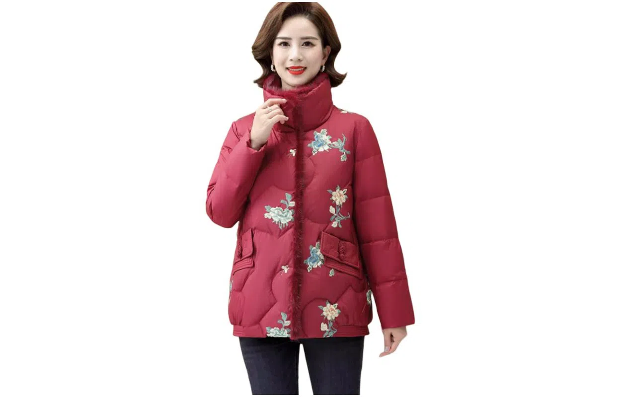 鸭鸭 时尚气质纯色羽绒服 女款