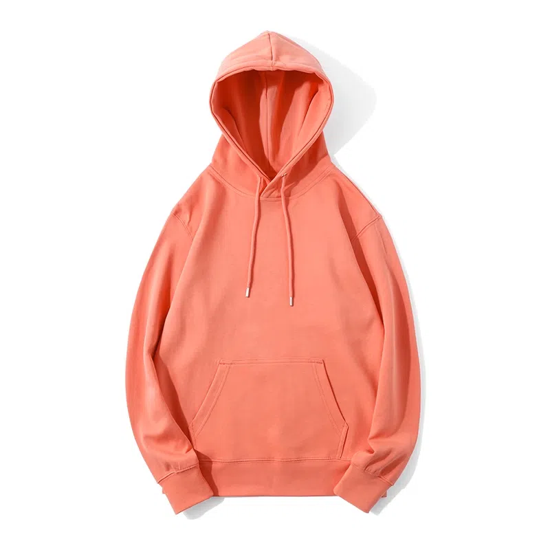 重磅基础 纯色连帽宽松舒适卫衣 女款