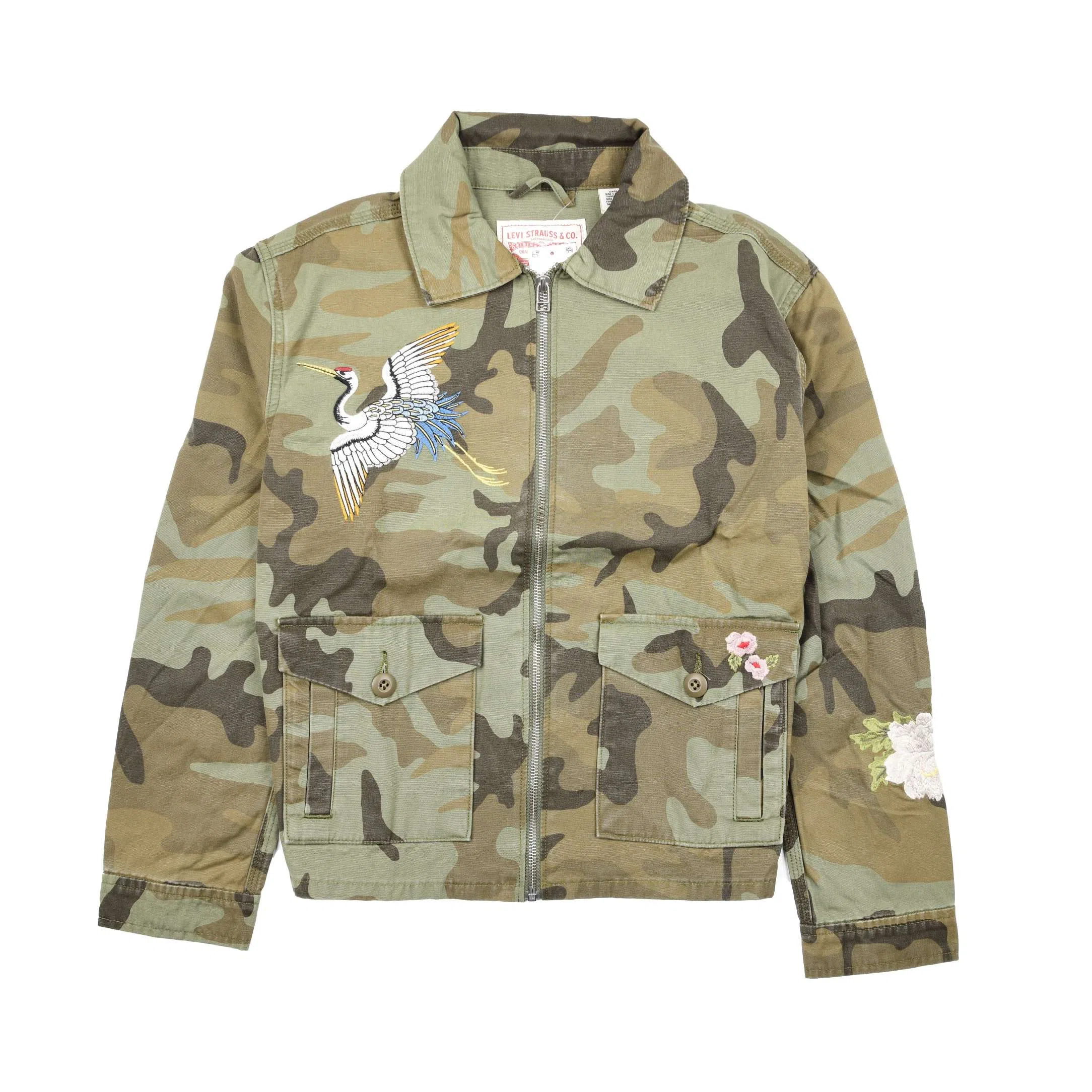 Levis Camo Embroidered Jacket