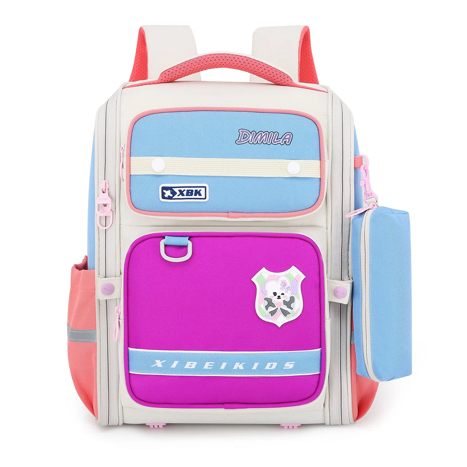 恒源祥 一年级 涤纶（聚酯纤维） 可爱双肩包 常规 男女同款情侣款 多色