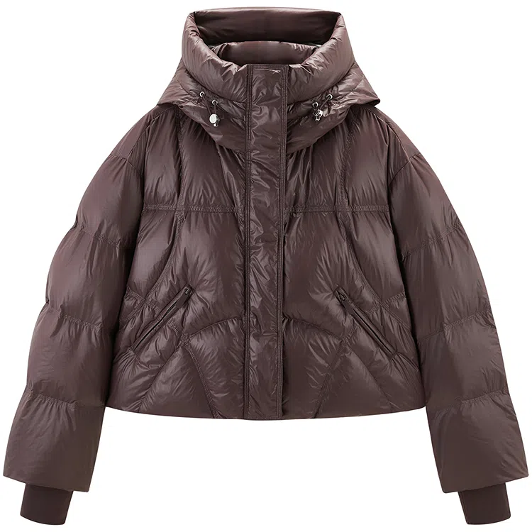 Peacebird Puff Down Jacket Brown