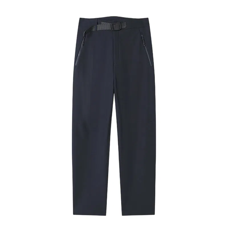 李生制造 城市轻户外弹力抗皱立体剪裁直筒多功能软壳休闲裤 男款