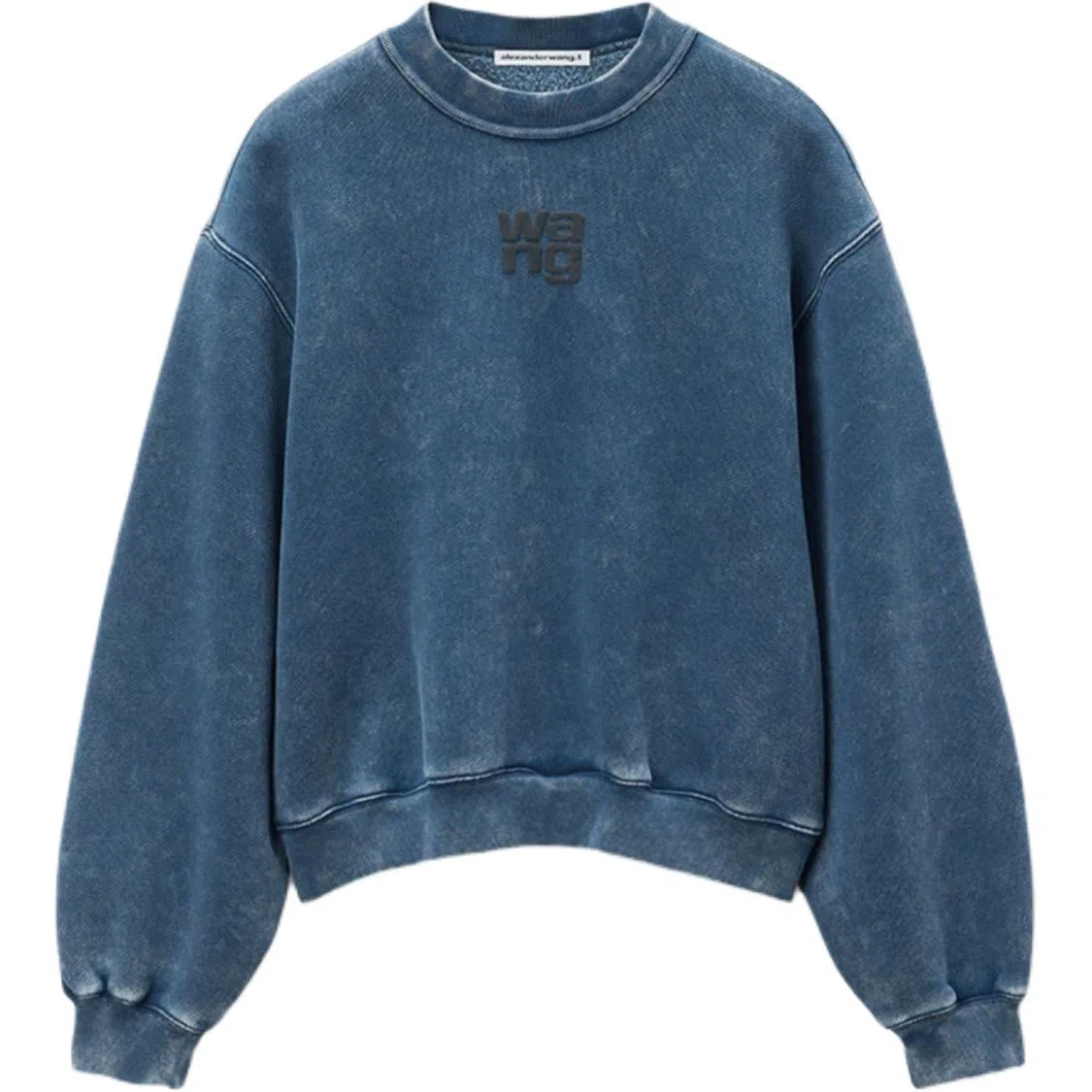 Alexander Wang FW24 Acid Wash Black Ice Sweatshirt
