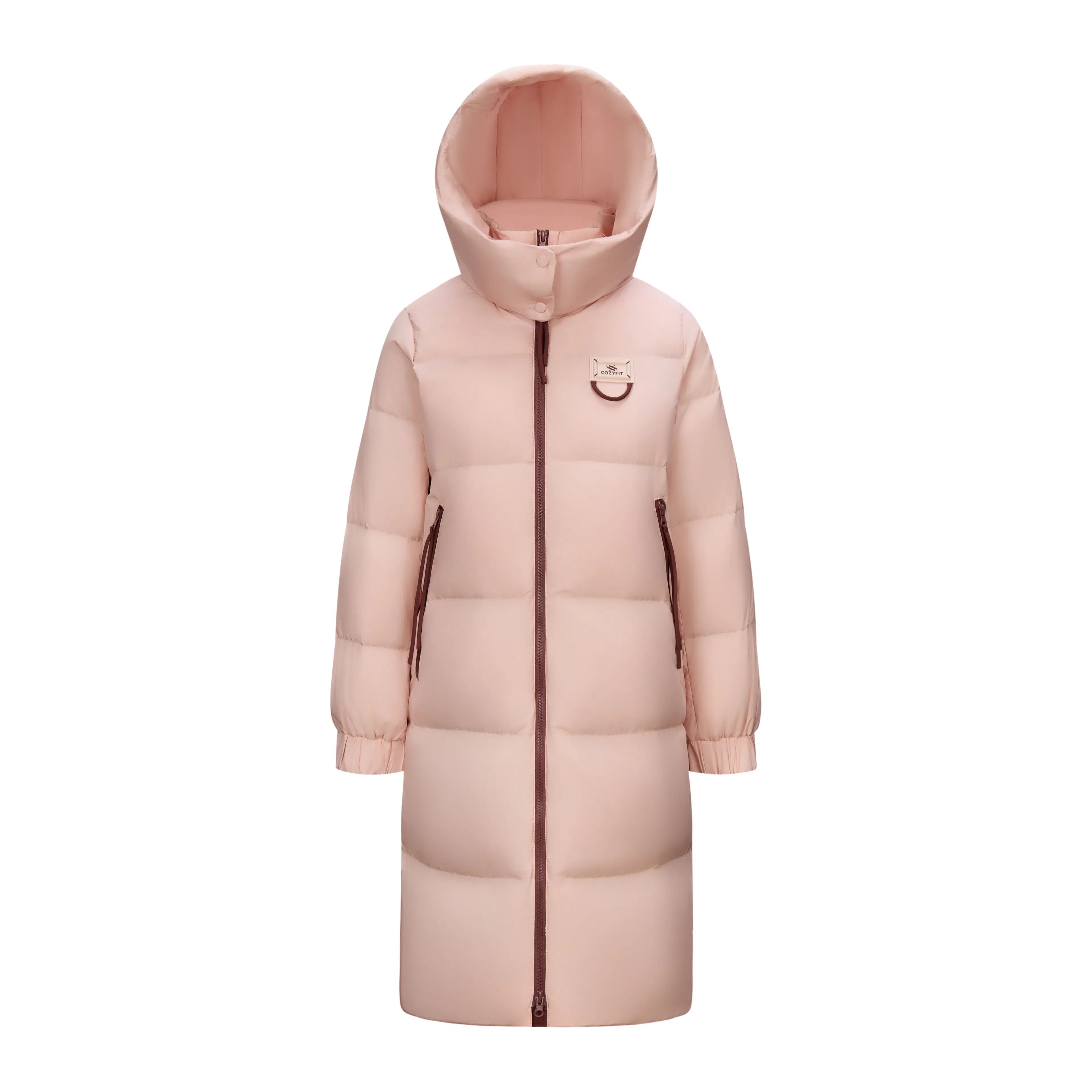 鸭鸭 时尚休闲保暖中长款羽绒服 女款