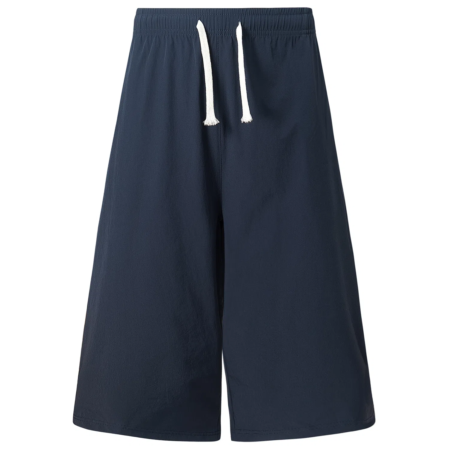 加菲猫家族 冰丝凉感速干轻薄透气简约纯色基础款七分过膝柔软舒适百搭日常时尚通勤宽松户外运动跑步健身休闲短裤 男女同款