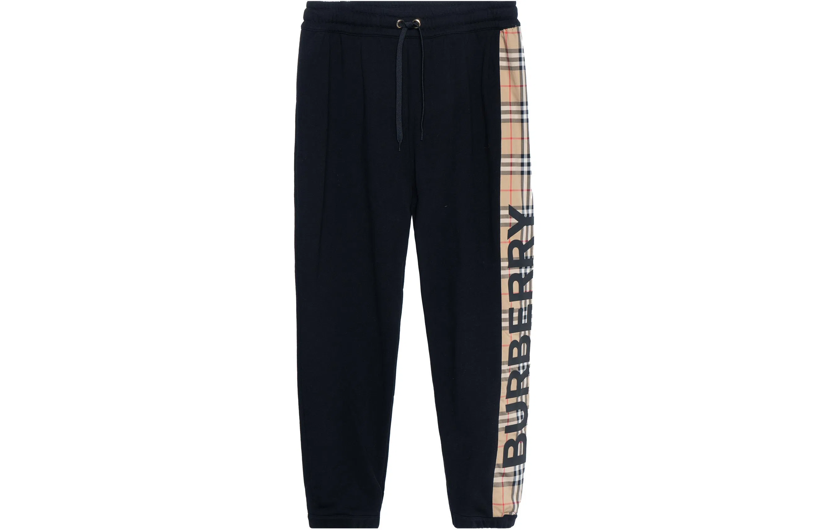 Burberry Check Jogger Pants Black