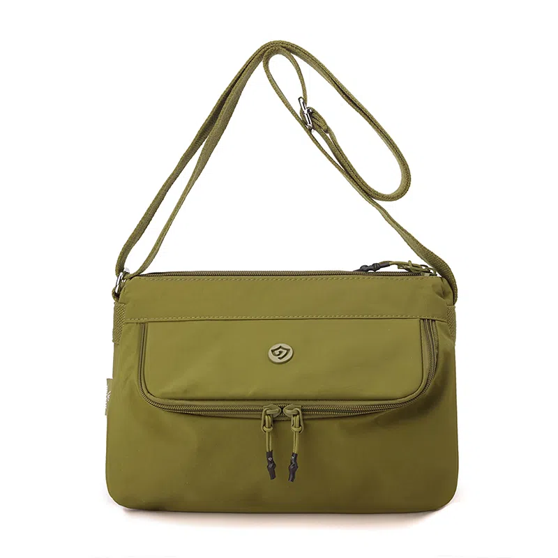 捷朗仕 防泼水多层多口袋设计感时尚休闲通勤 尼龙 斜挎包 男女同款情侣款 多色