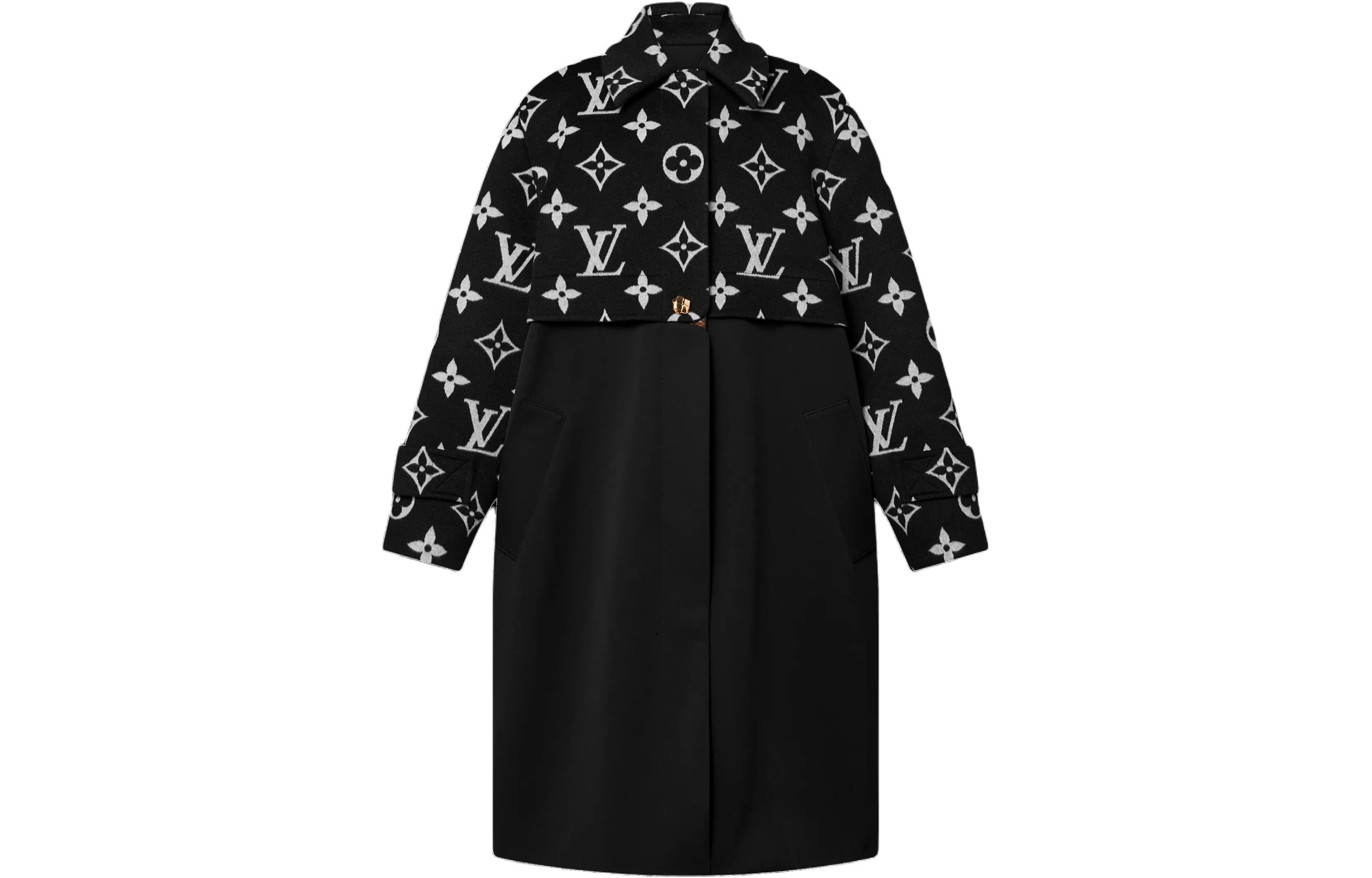 Louis Vuitton Logo Print Coat