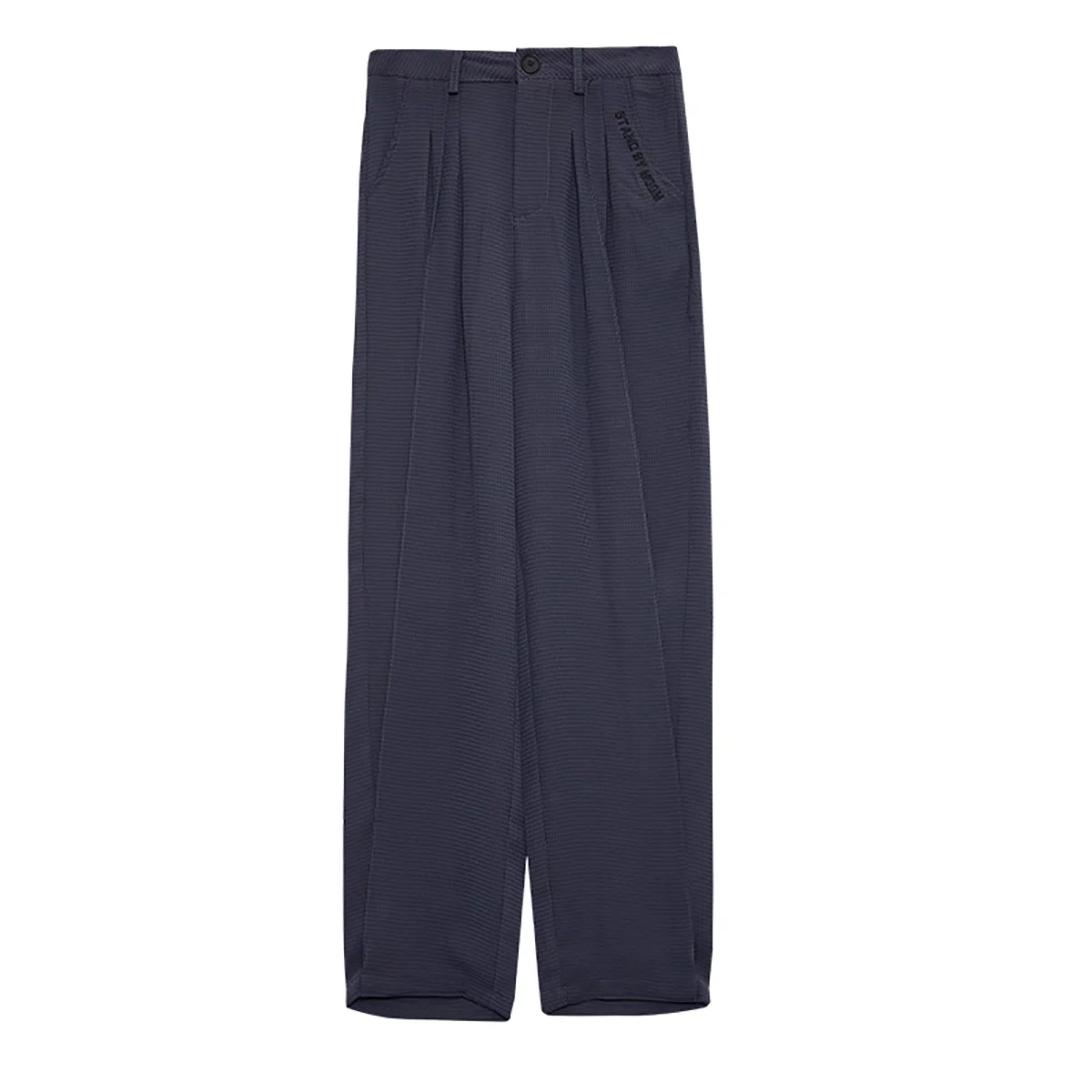 木果果木 纯色中腰宽松直筒休闲裤 女款