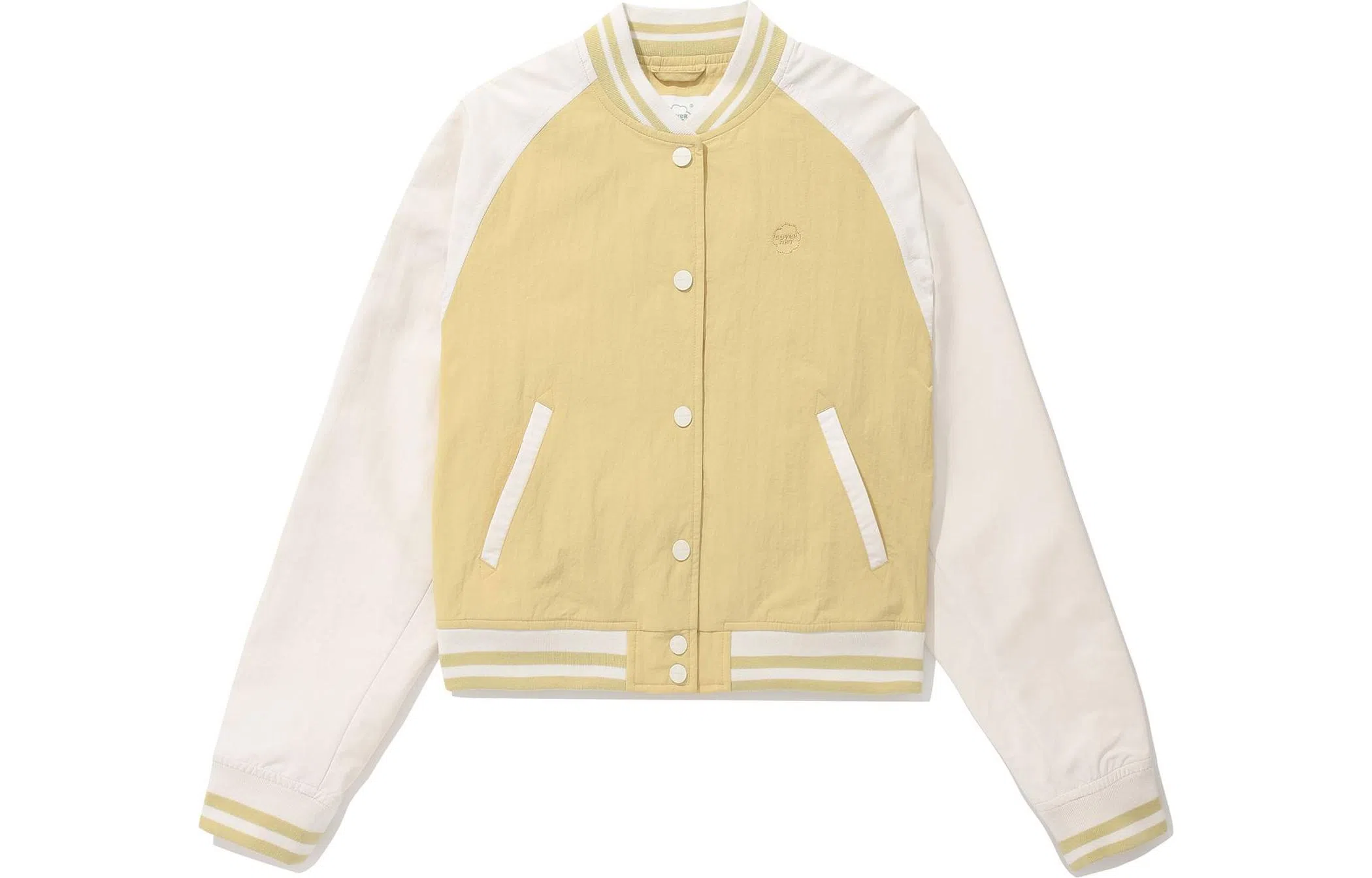 Covernat SS24 Raglan Button Cardigan Light Yellow