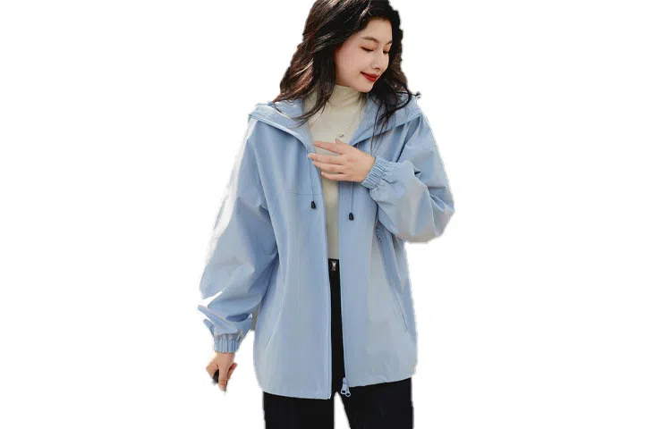 【dme】 连帽拉链休闲冲锋衣 女款