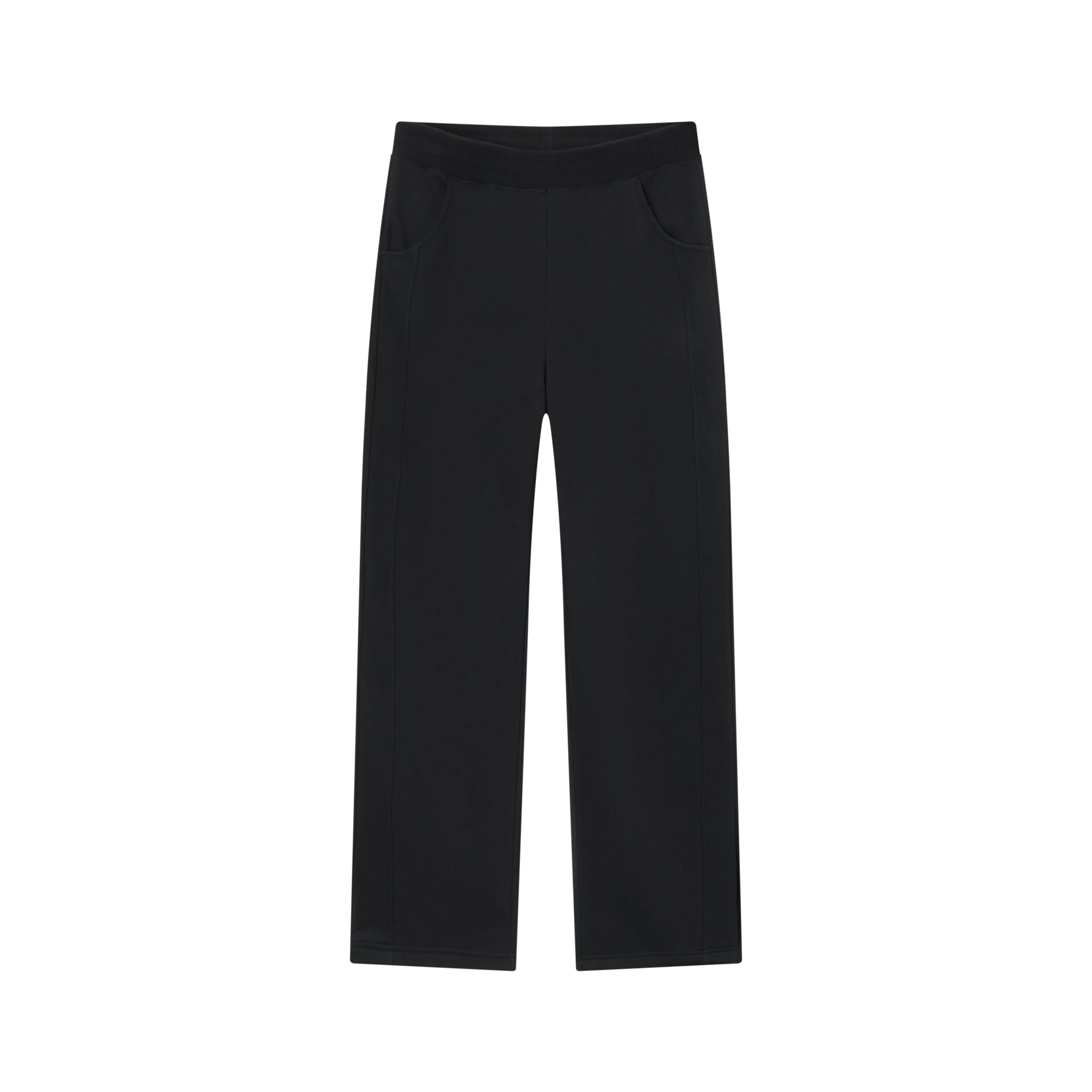 森马 摇粒绒纯色中腰阔腿休闲裤 女款