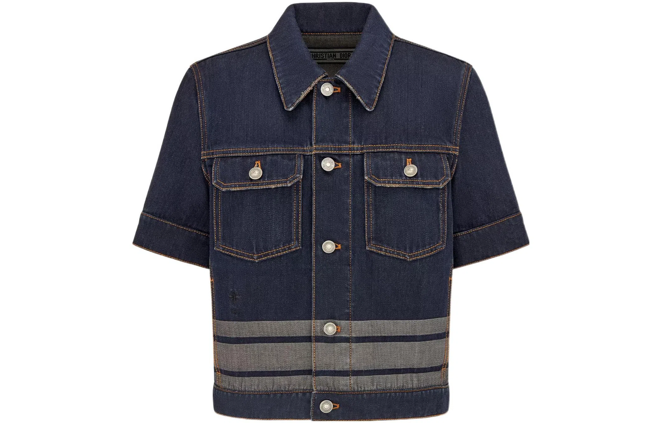 DIOR SS23 Colorblock Denim Jacket