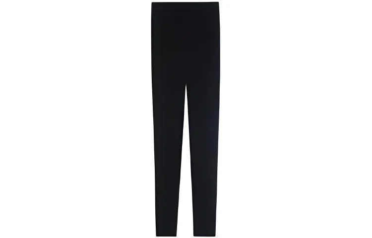 SAINT LAURENT FW21 Velvet Leggings Black
