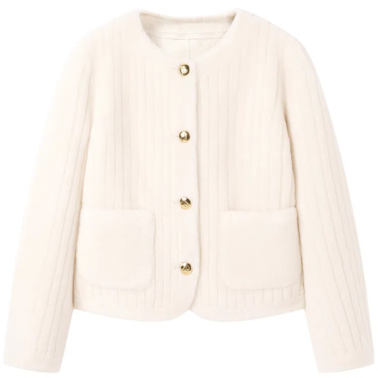Peacebird Wool Cropped Jacket