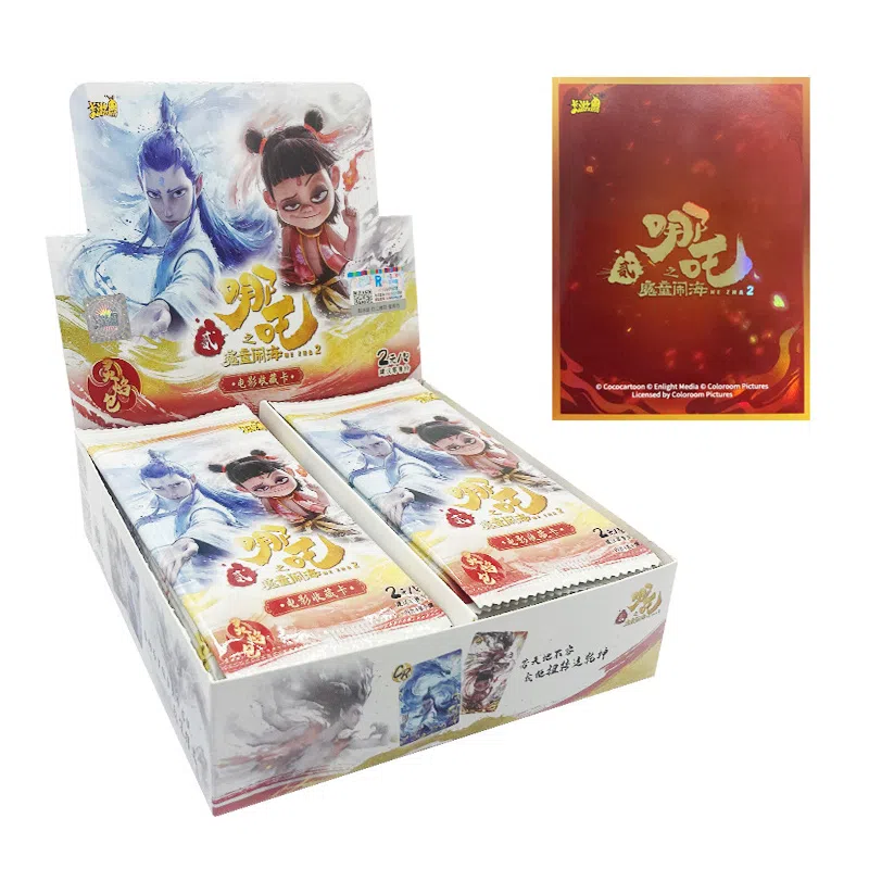 Kayou Nezha Demon Child Movie Collectible Cards Flame Pack