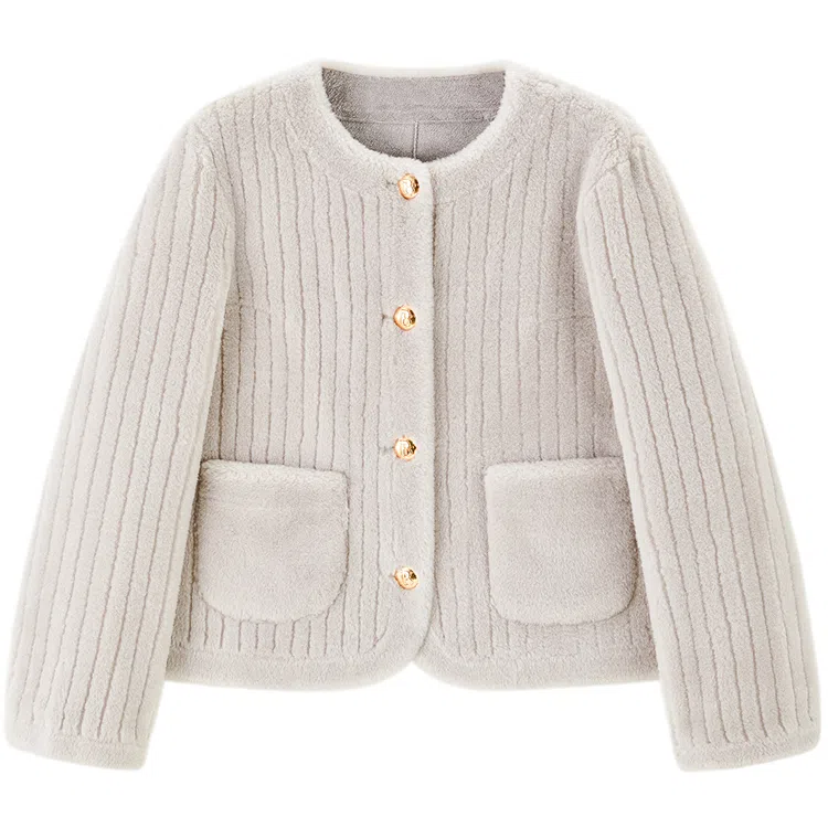 Peacebird Wool Cropped Jacket