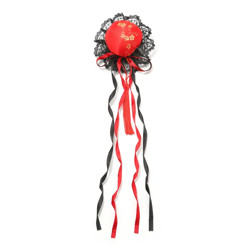 如花梦 中国风小众丸子发包 布艺 发夹 女款